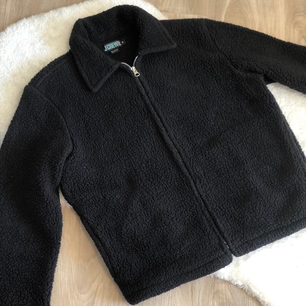 J Crew Teddy Sherpa Jacket - Picture 1 of 11